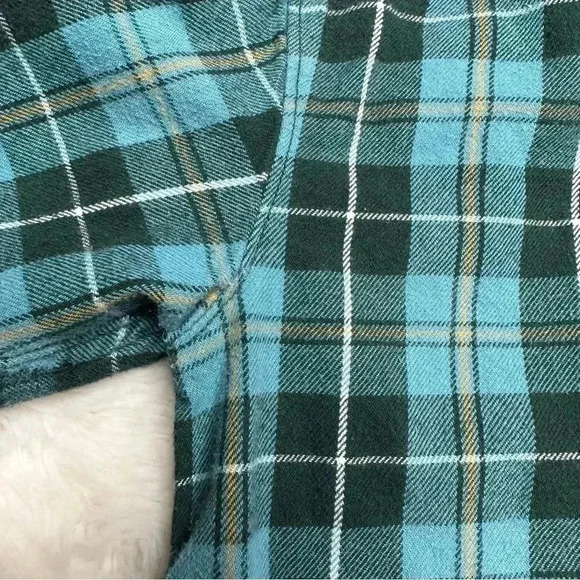 Carter’s Button Up Shirt Collared Plaid  Green & Black Size 4T - Picture 12 of 16